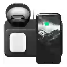 Бездротовий зарядний пристрій Nomad Base Station Apple Watch Edition Stand 3-in-1 7.5W Black (NM30045A00)