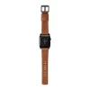 Ремінець Nomad Leather Strap для Apple Watch 49 | 45 | 44 | 42 mm Italian Tan/Black Hardware (STRAP-APPLE-IT-TAN-BL)