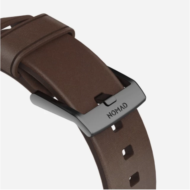 Ремінець Nomad Modern Strap для Apple Watch 49 | 45 | 44 | 42 mm Black/Brown (NM1A4RBM00)