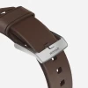 Ремінець Nomad Modern Strap для Apple Watch 49 | 45 | 44 | 42 mm Silver/Brown (NM1A4RSM00)