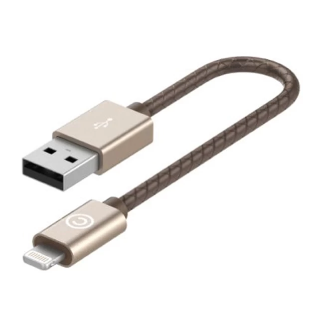 Кабель Lab.C Lightning to USB Leather Cable A.L Champagne Gold 0.15 m (LABC-510-GD)