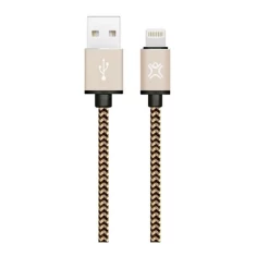 Кабель XtremeMac Lightning to USB Nylon Cable Gold 1.2 m (XCL-PRC-93)