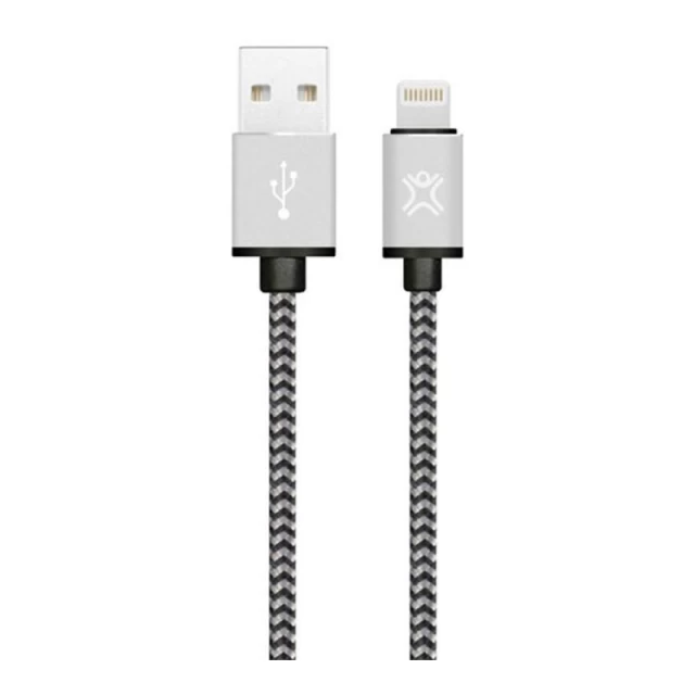 Кабель XtremeMac Lightning to USB Nylon Cable Silver 1.2 m (XCL-PRC-83)