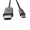 Кабель XtremeMac USB Type-C to HDMI Nylon Cable Space Gray 1 m (XWH-UCH-13)