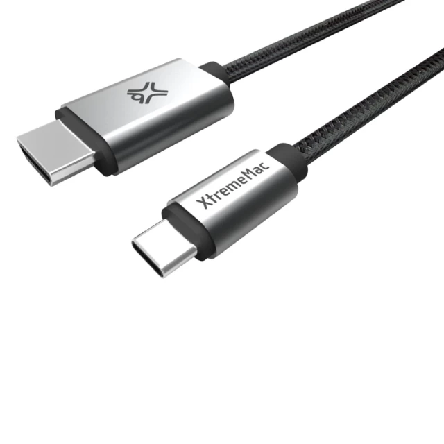 Кабель XtremeMac USB Type-C to HDMI Nylon Cable Space Gray 1 m (XWH-UCH-13)