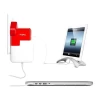 Мережевий зарядний пристрій Twelvesouth PlugBug World UK | EU | US USB-A White Red (TWS-12-1211)