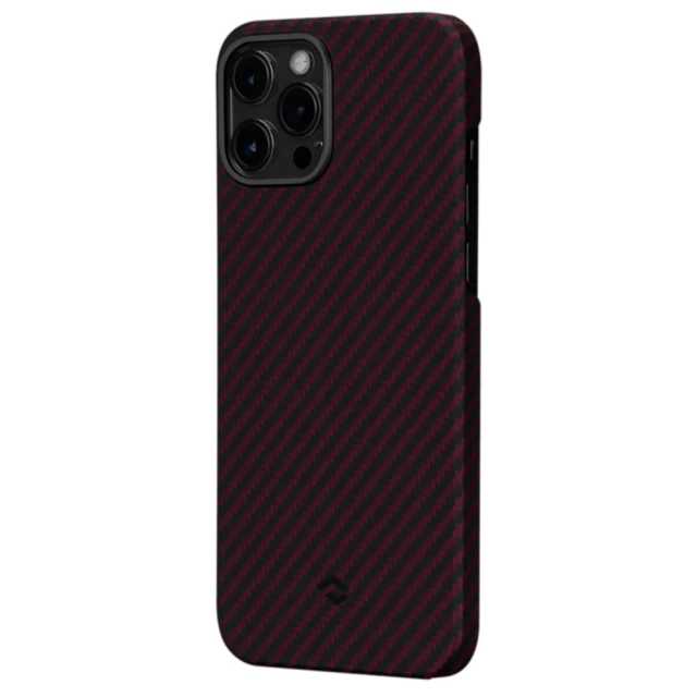 Чохол Pitaka MagEZ Twill Black/Red для iPhone 12 Pro Max (KI1203PM)