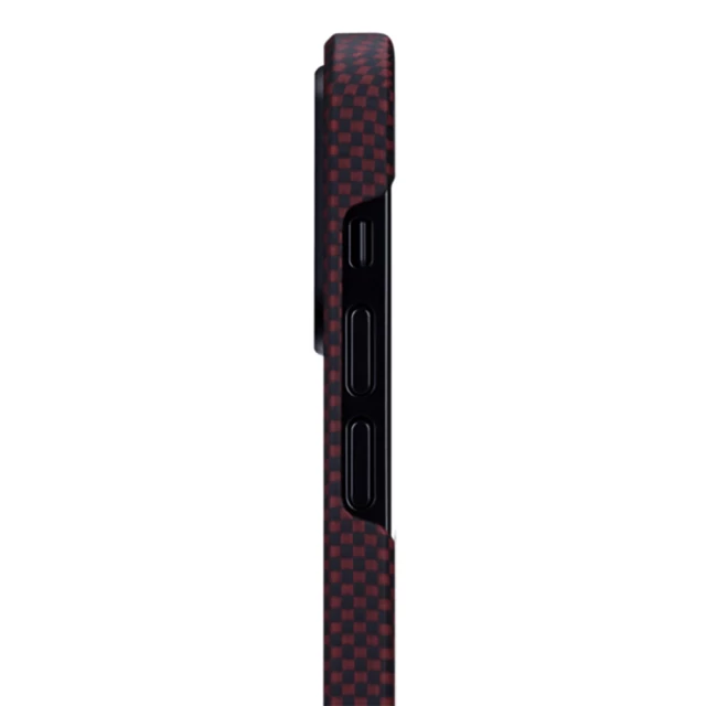 Чехол Pitaka MagEZ Plain Black/Red для iPhone 12 Pro (KI1204P)