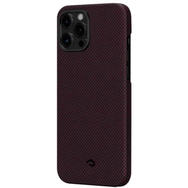 Чохол Pitaka MagEZ Plain Black/Red для iPhone 12 Pro (KI1204P)
