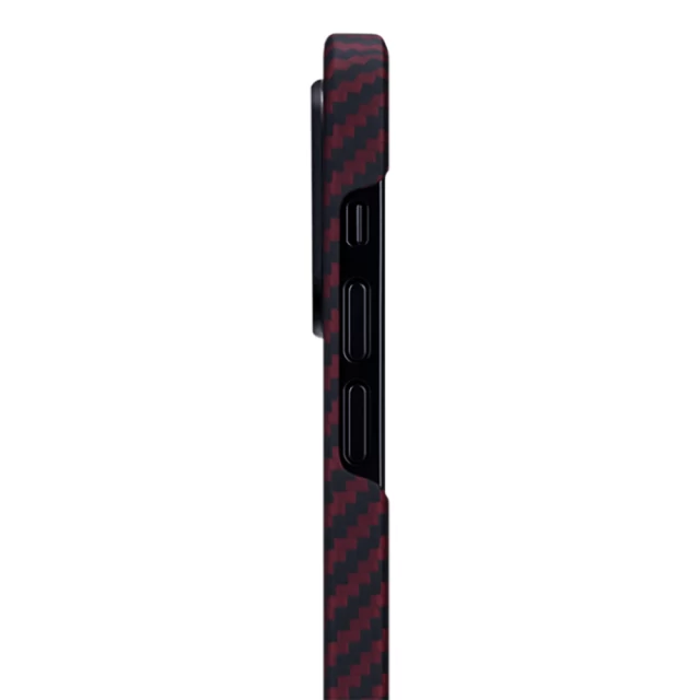 Чехол Pitaka MagEZ Twill Black/Red для iPhone 12 Pro (KI1203P)