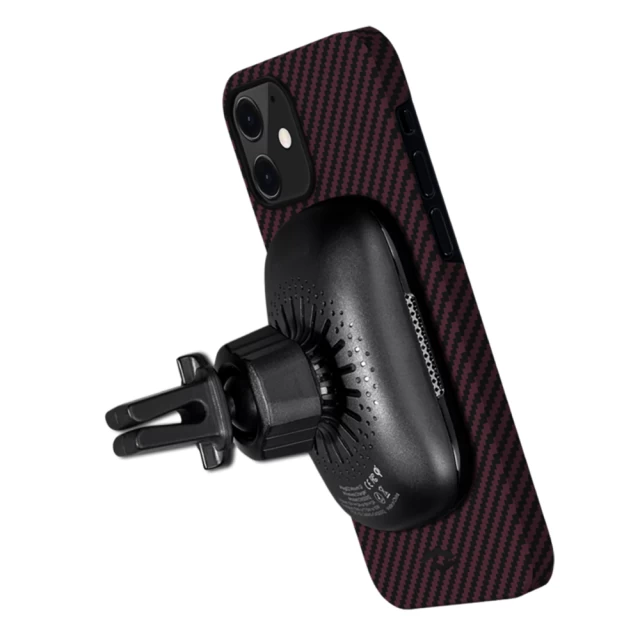 Чехол Pitaka MagEZ Twill Black/Red для iPhone 12 mini (KI1203)