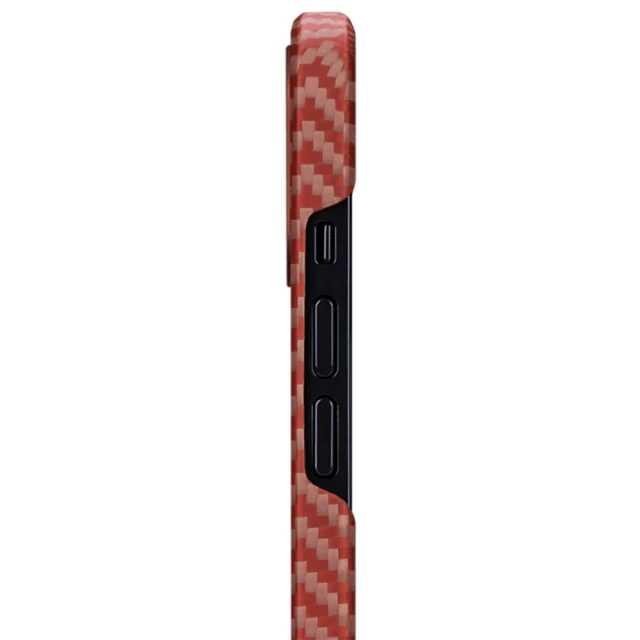 Чехол Pitaka MagEZ Herringbone Red/Orange для iPhone 12 mini (KI1207)
