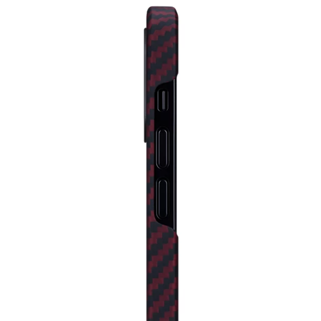 Чохол Pitaka MagEZ Twill Black/Red для iPhone 12 (KI1203M)