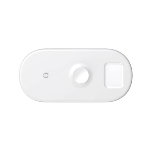 Бездротовий зарядний пристрій Baseus Smart 3-in-1 18W White (WX3IN1-02)