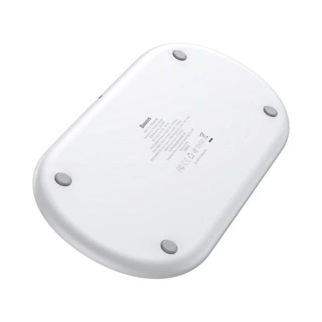 Беспроводное зарядное устройство Baseus Smart 3-in-1 18W White (WX3IN1-B02)