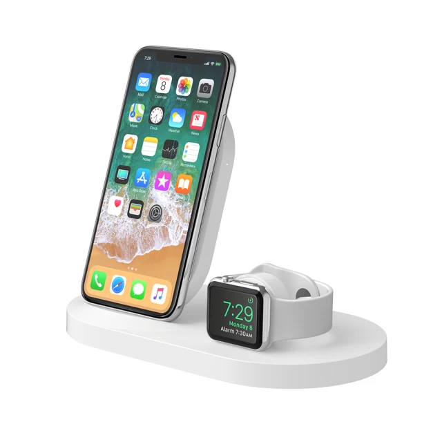 Подставка (док-станция) Belkin для iPhone и Apple Watch White (F8J235VFWHT)
