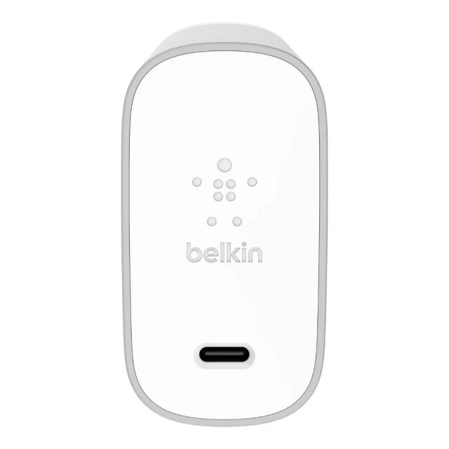 Мережевий зарядний пристрій Belkin Boost PD 27W USB-C Silver (F7U060VF-SLV)