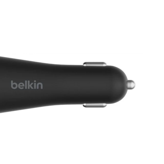 Автомобільний зарядний пристрій Belkin Boost Charge USB-C with Power Delivery (27W, 3.0A), Black (F7U071BTBLK)