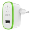Мережевий зарядний пристрій Belkin Home 12W USB-A with USB-A to Lightning Cable 1.2m White (F8J125vf04-WHT)