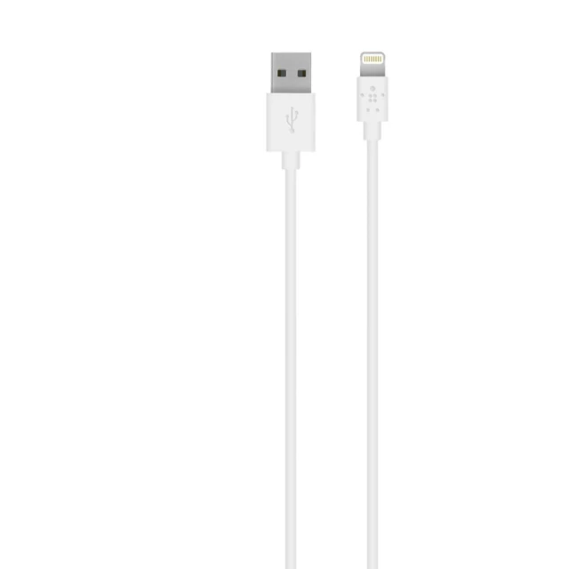 Сетевое зарядное устройство Belkin Home 12W USB-A with USB-A to Lightning Cable 1.2m White (F8J125vf04-WHT)