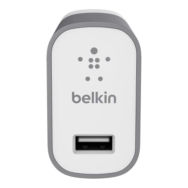 Мережевий зарядний пристрій Belkin Mixit Premium 12W USB-A Gray (F8M731vfGRY)