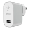 Мережевий зарядний пристрій Belkin Mixit Premium 12W USB-A Silver (F8M731vfSLV)
