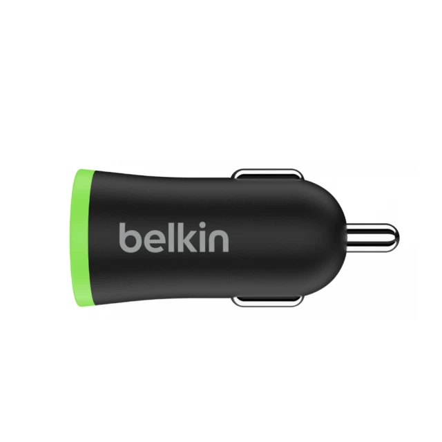 Автомобільний зарядний пристрій Belkin USB 2.4А, 12 W з Micro USB Cable,1.2м, Black (F8M887BT04-BLK)