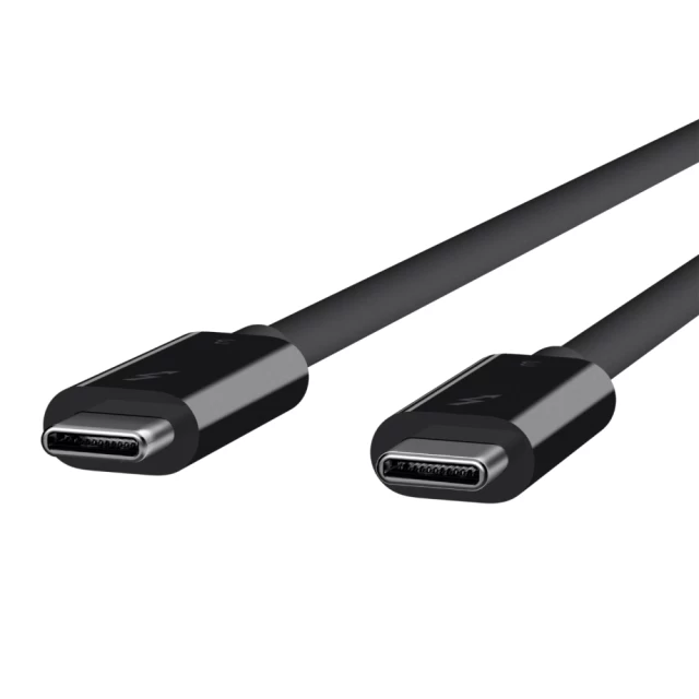 Кабель Belkin Thunderbolt Cable (USB-C to USB-C) (100W) (6.5ft/2m), (F2CD085BT2M-BLK)