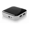 USB-Hub Belkin 2.0, Slim, 4 порта, активный с БП, Black/White (F4U020vf)