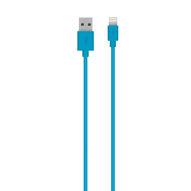 Кабель Belkin USB 2.0 Lightning charge/sync cable 1.2 m,Blue (F8J023bt04-BLU)