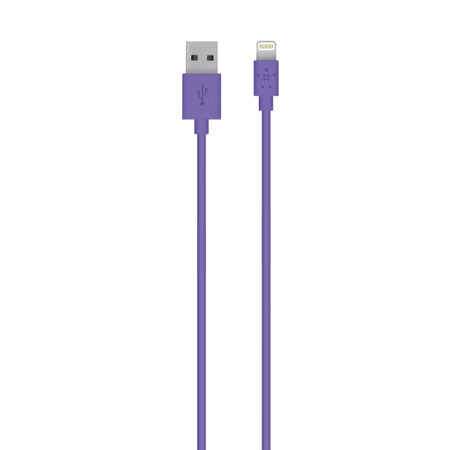 Кабель Belkin USB 2.0 Lightning charge/sync cable 1.2 m,Purple (F8J023bt04-PUR)