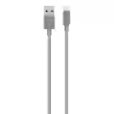 Кабель Belkin Mixit Premium Metallic Lightning to USB (2.4A), 1.2 m,Gray (F8J144BT04-GRY)