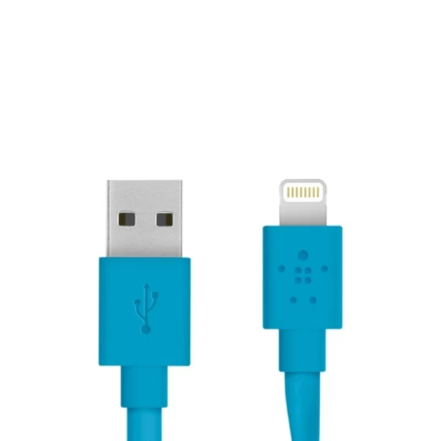 Кабель Belkin USB 2.0 MIXIT Flat Lightning charge/sync cable 1.2,Blue (F8J148bt04-BLU)