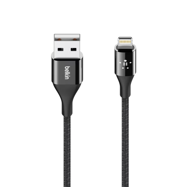 Кабель Belkin Mixit Dura Tek Lightning to USB 1.2 m,Black (F8J207bt04-BLK)