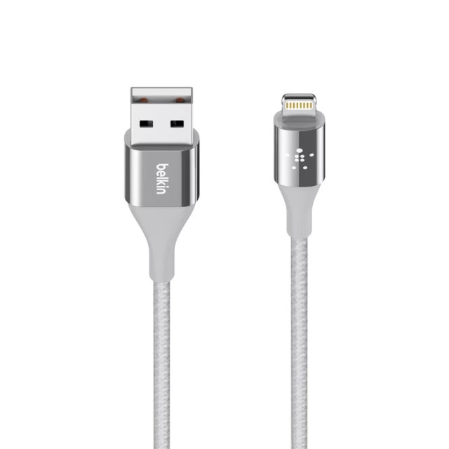 Кабель Belkin Mixit Dura Tek Lightning to USB 1.2 m,Silver (F8J207bt04-SLV)