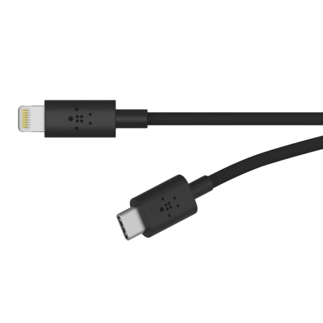 Кабель Belkin Boost Charge USB-C with Lightning, 1.2 m,Black (F8J239BT04-BLK)