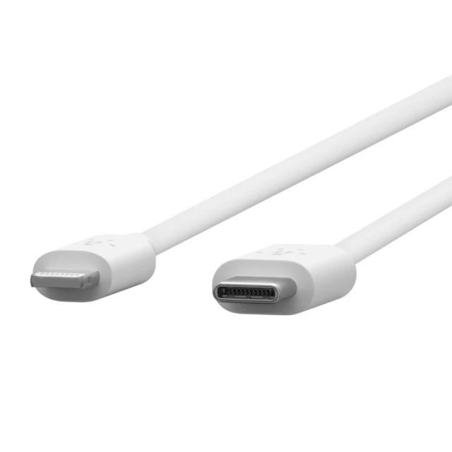 Кабель Belkin Boost Charge USB-C with Lightning, 1.2 m,White (F8J239BT04-WHT)