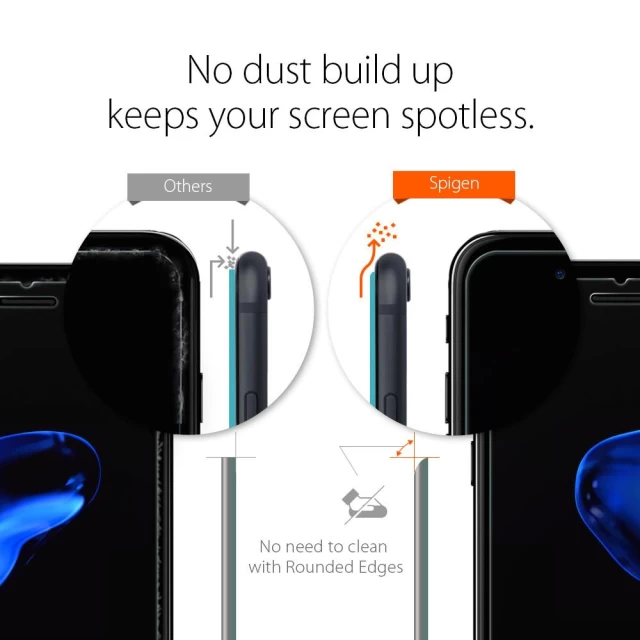 Захисне скло Spigen для iPhone 8 Plus/7 Plus Glass 
