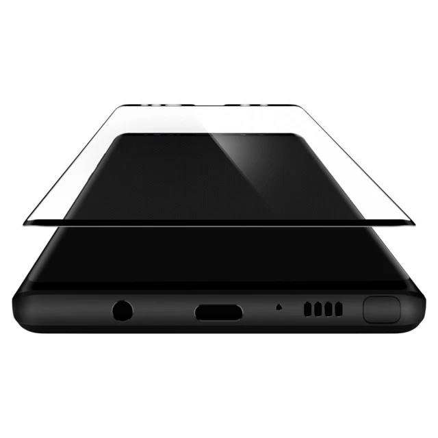 Захисне скло Spigen для Galaxy Note 9 Curved HD