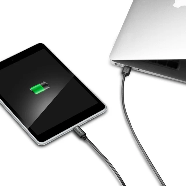 Кабель Spigen Essential C10C1 USB-C to USB 2.0 (000CB20370)