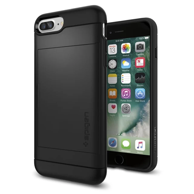 Чохол Spigen для iPhone 8 Plus/7 Plus Slim Armor CS Black (043CS20528)