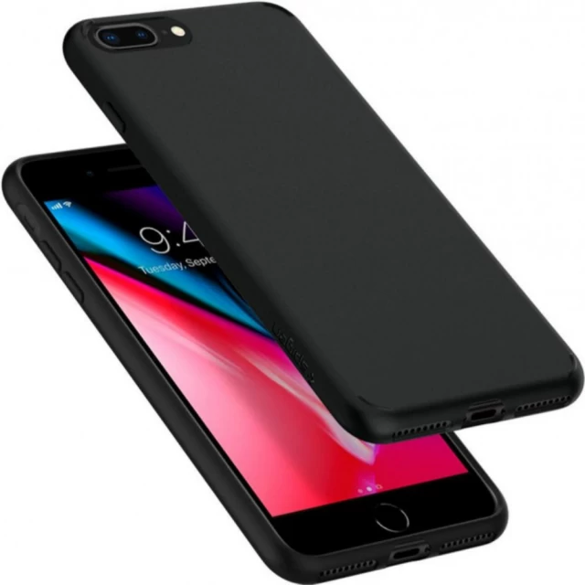 Чехол Spigen для iPhone 8 Plus/7 Plus Liquid Crystal Matte Black (043CS21451)