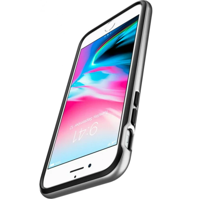 Чохол Spigen для iPhone SE 2020/8/7 Neo Hybrid 2 Satin Silver (054CS22359)