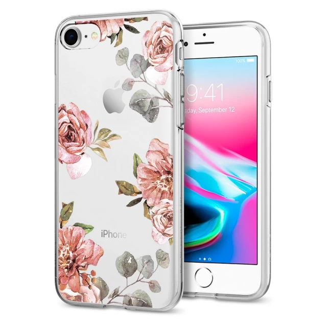 Чехол Spigen для iPhone SE 2020/8/7 Liquid Crystal Aquarelle Rose (054CS22619)