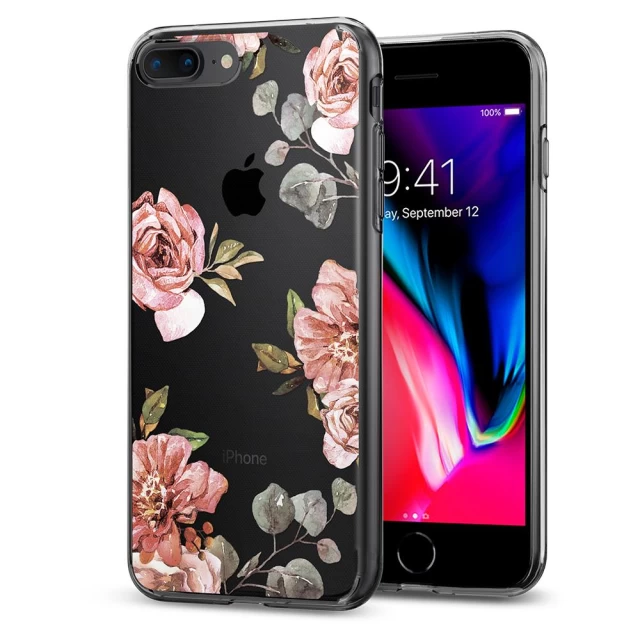 Чехол Spigen для iPhone 8 Plus/7 Plus Liquid Crystal Aquarelle Rose (055CS22621)