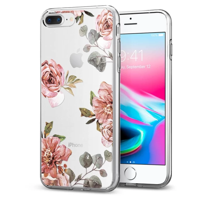 Чохол Spigen для iPhone 8 Plus/7 Plus Liquid Crystal Aquarelle Rose (055CS22621)