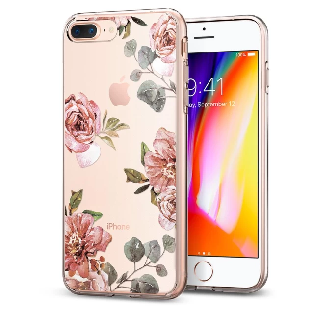 Чехол Spigen для iPhone 8 Plus/7 Plus Liquid Crystal Aquarelle Rose (055CS22621)