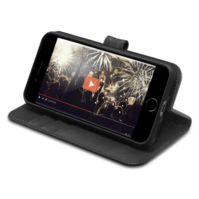 Чехол Spigen для iPhone 8 Plus/7 Plus Case Wallet S Black (055CS22637)