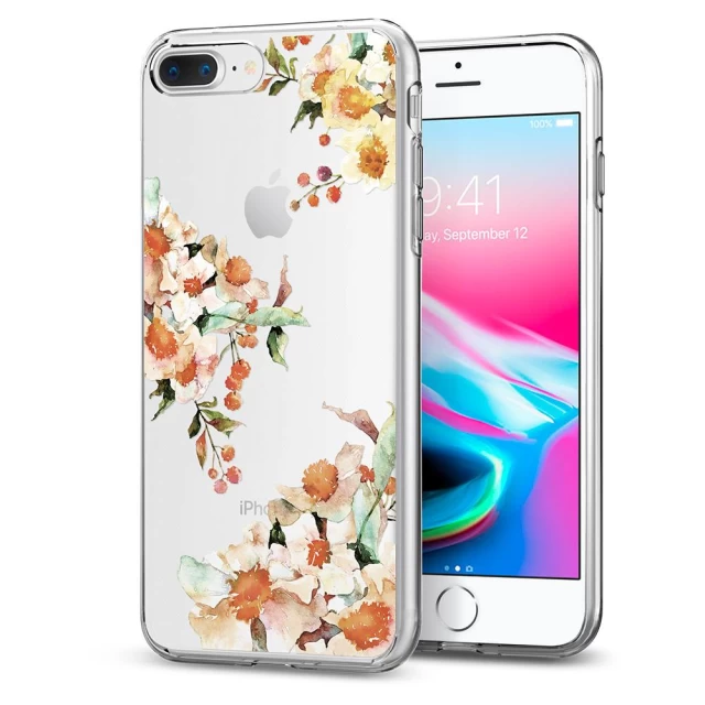 Чохол Spigen для iPhone 8 Plus/7 Plus Liquid Crystal Aquarelle Primrose (055CS22784)