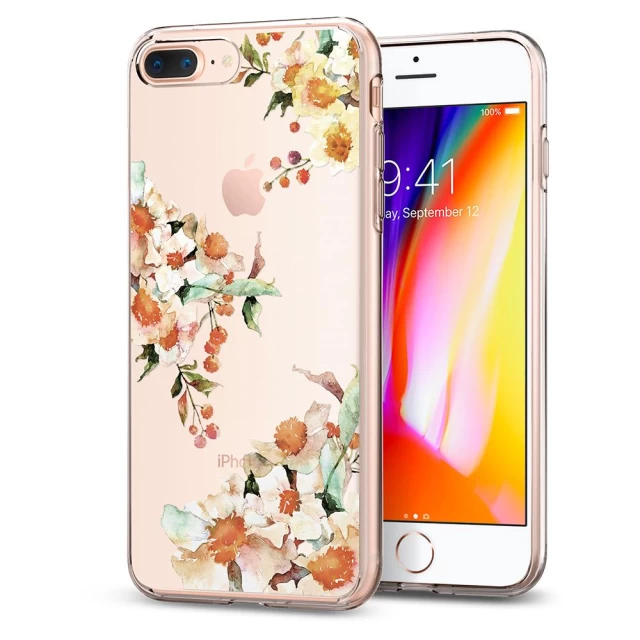 Чохол Spigen для iPhone 8 Plus/7 Plus Liquid Crystal Aquarelle Primrose (055CS22784)